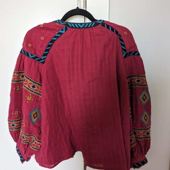 😊 World Market embroidered jacket sz M - Picture 6 of 9